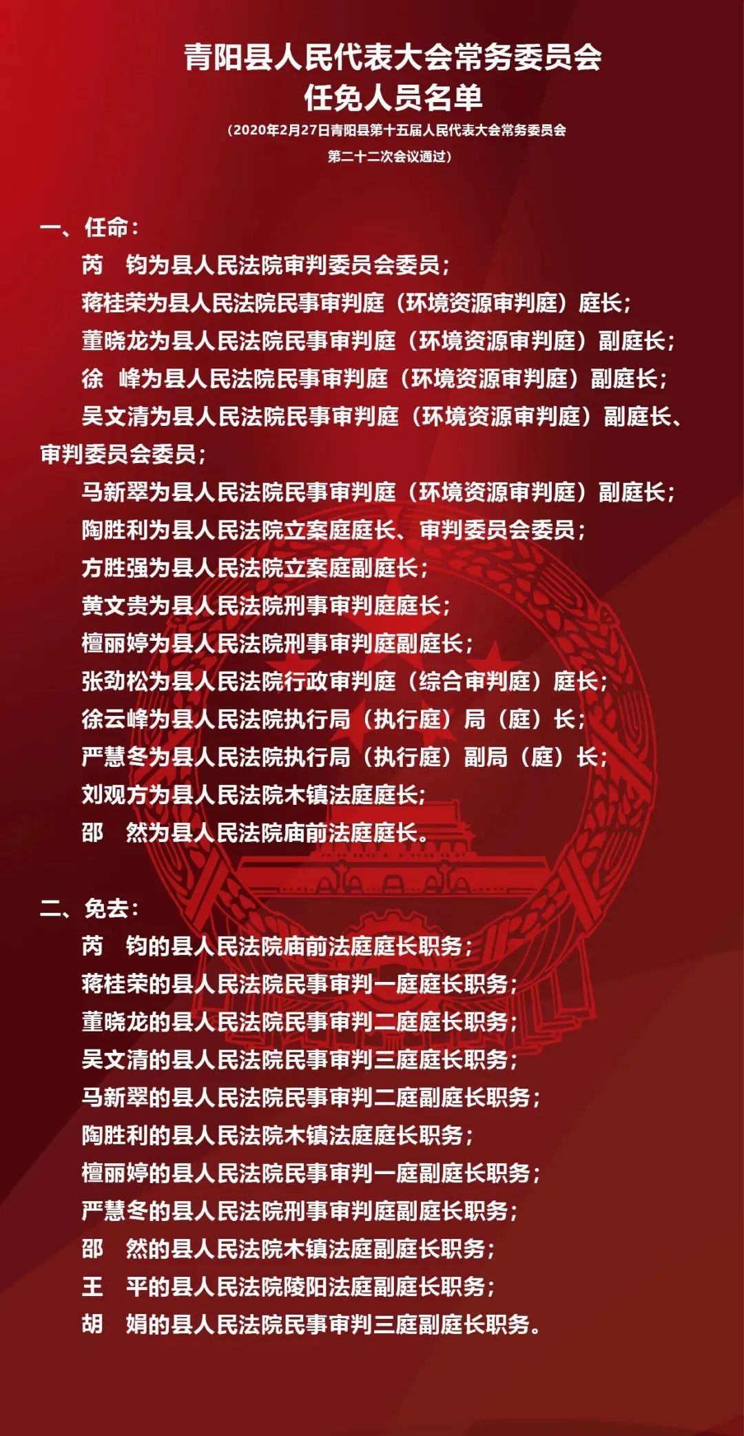 枞阳人事任免名单公布，开启发展新篇章